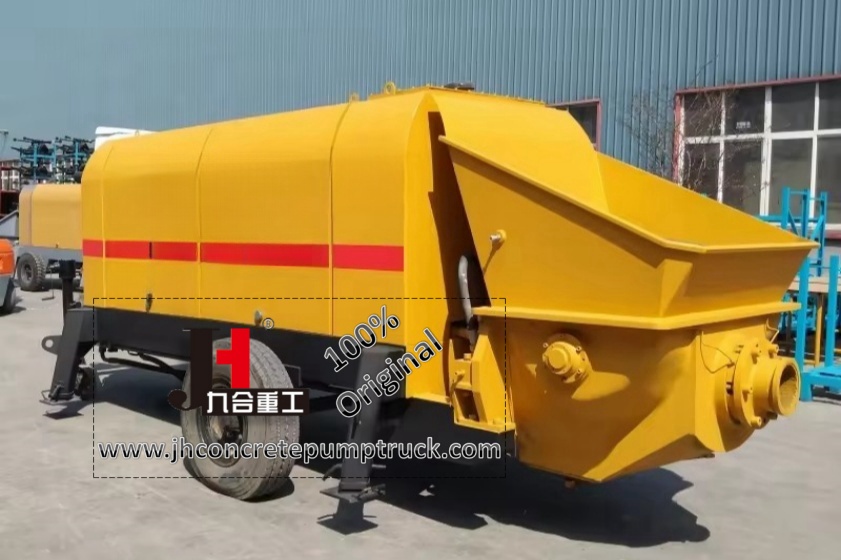 Construction characteristics of trailer concrete pump