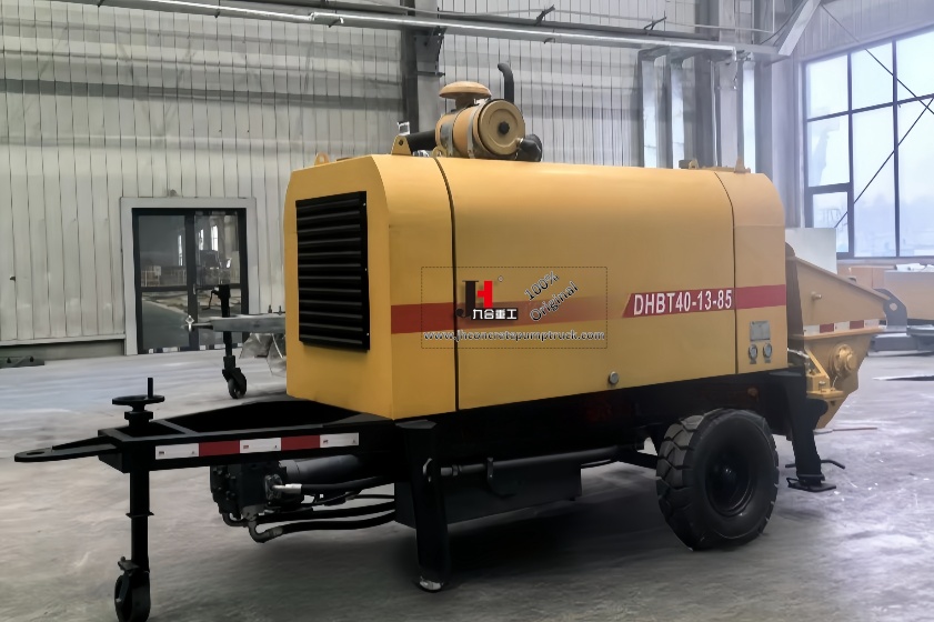 Advantages and application scope of trailer concrete pump