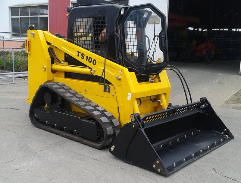 TS100  1200kg Crawler Track Skid Steer Loader