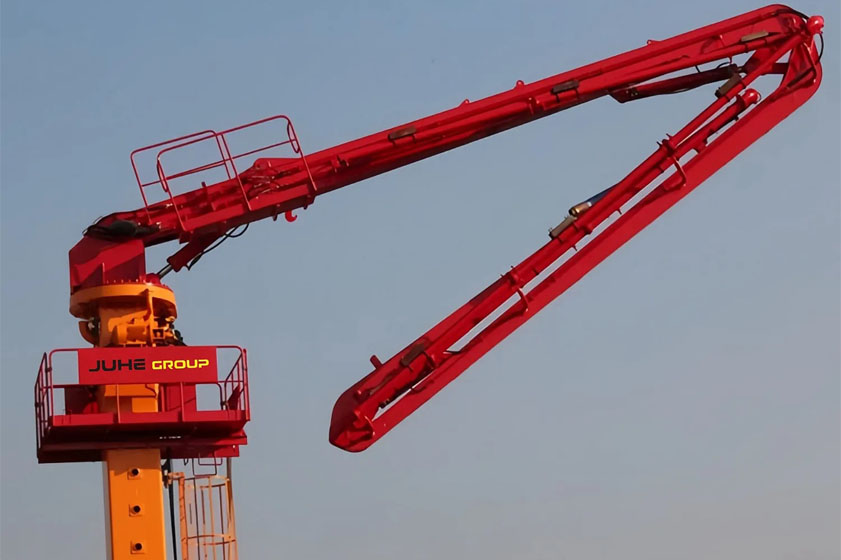 Precautions for construction of hydraulic concrete placing machine