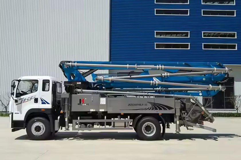 Concrete pump truck fault handling method