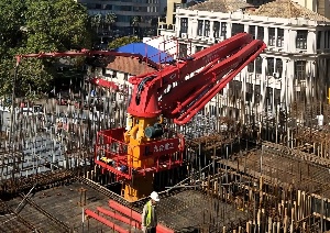 concrete placing boom operation precautions