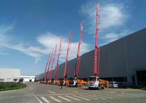 A way to cool down construction machinery on hot summer days