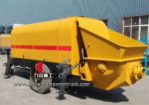 Construction characteristics of trailer concrete pump