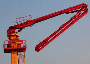 Precautions for concrete pouring machine construction